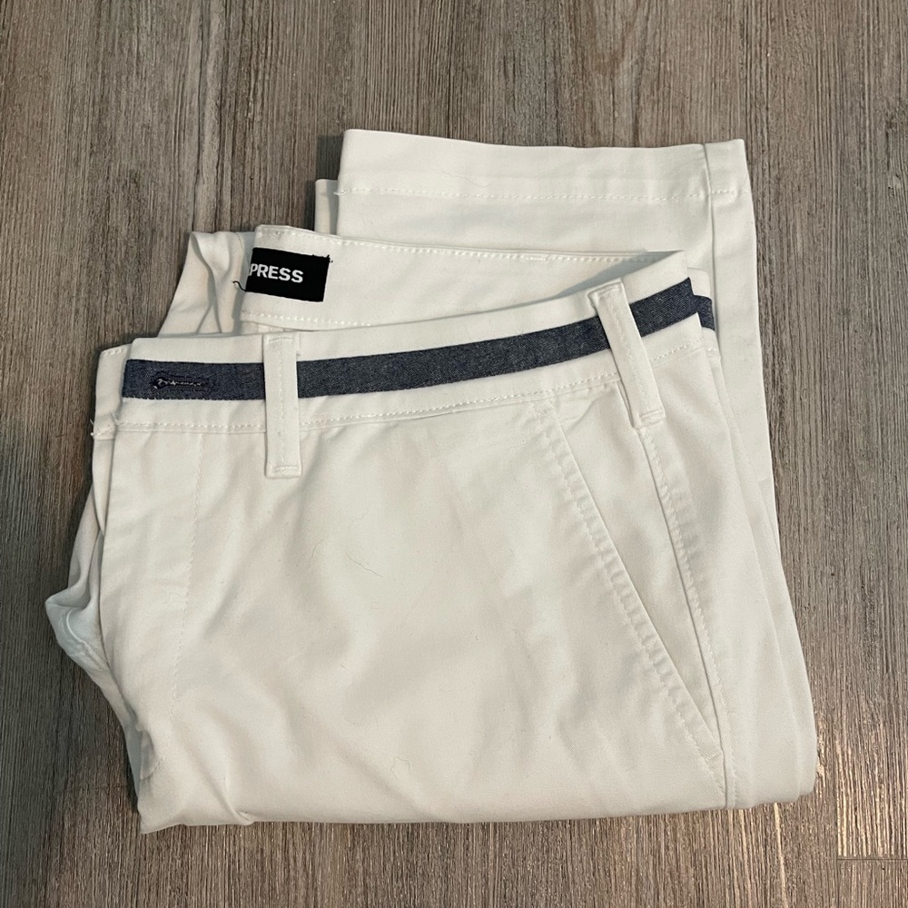 Express - White Slim Pant